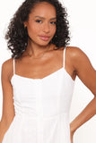 Reesa Romper White Embroidery