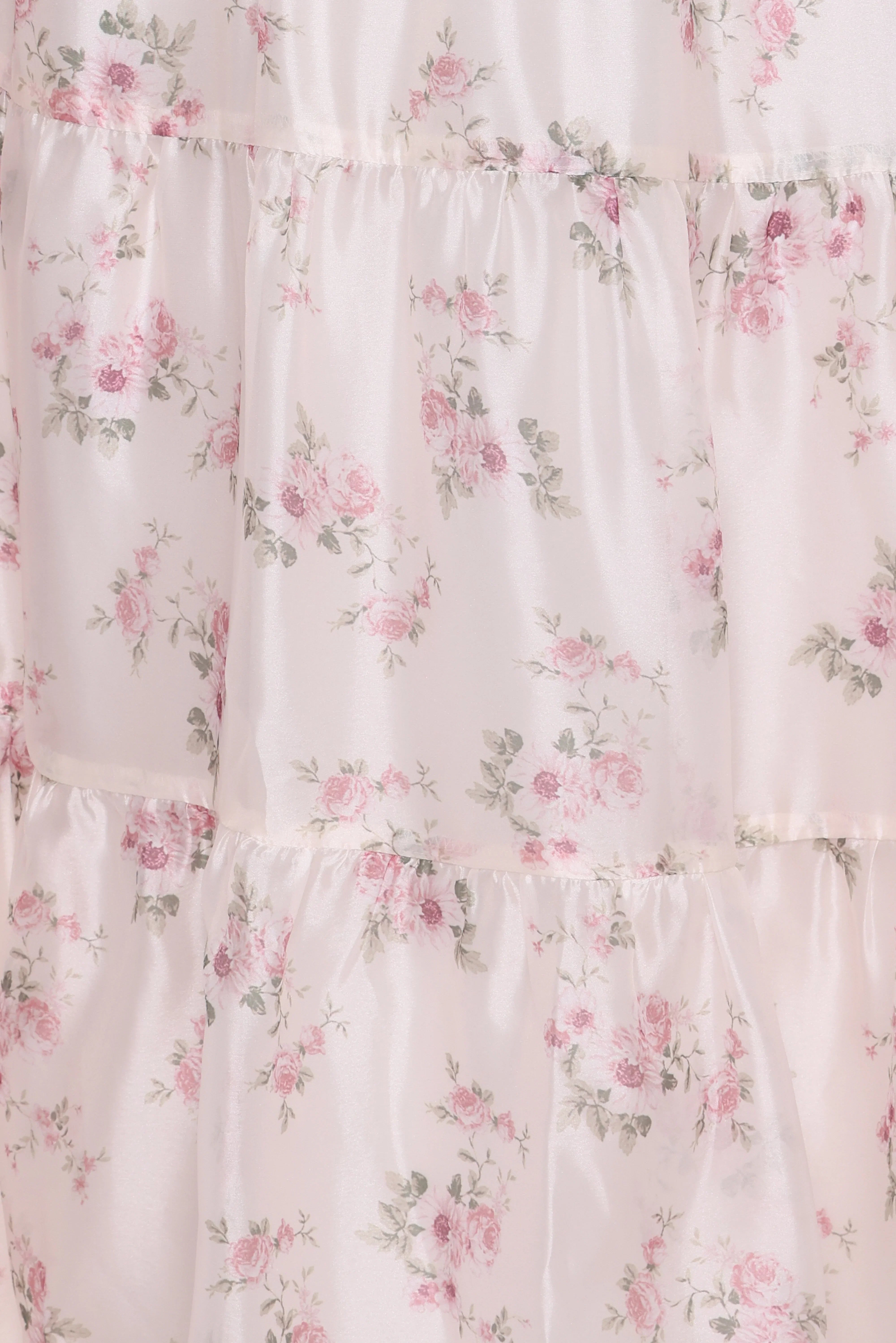 Jocelyn Maxi Dress Ivory Pink Floral