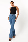 Nico Wide Leg Jean Dark Blue