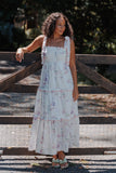 Aurelia Maxi Dress Purple Floral