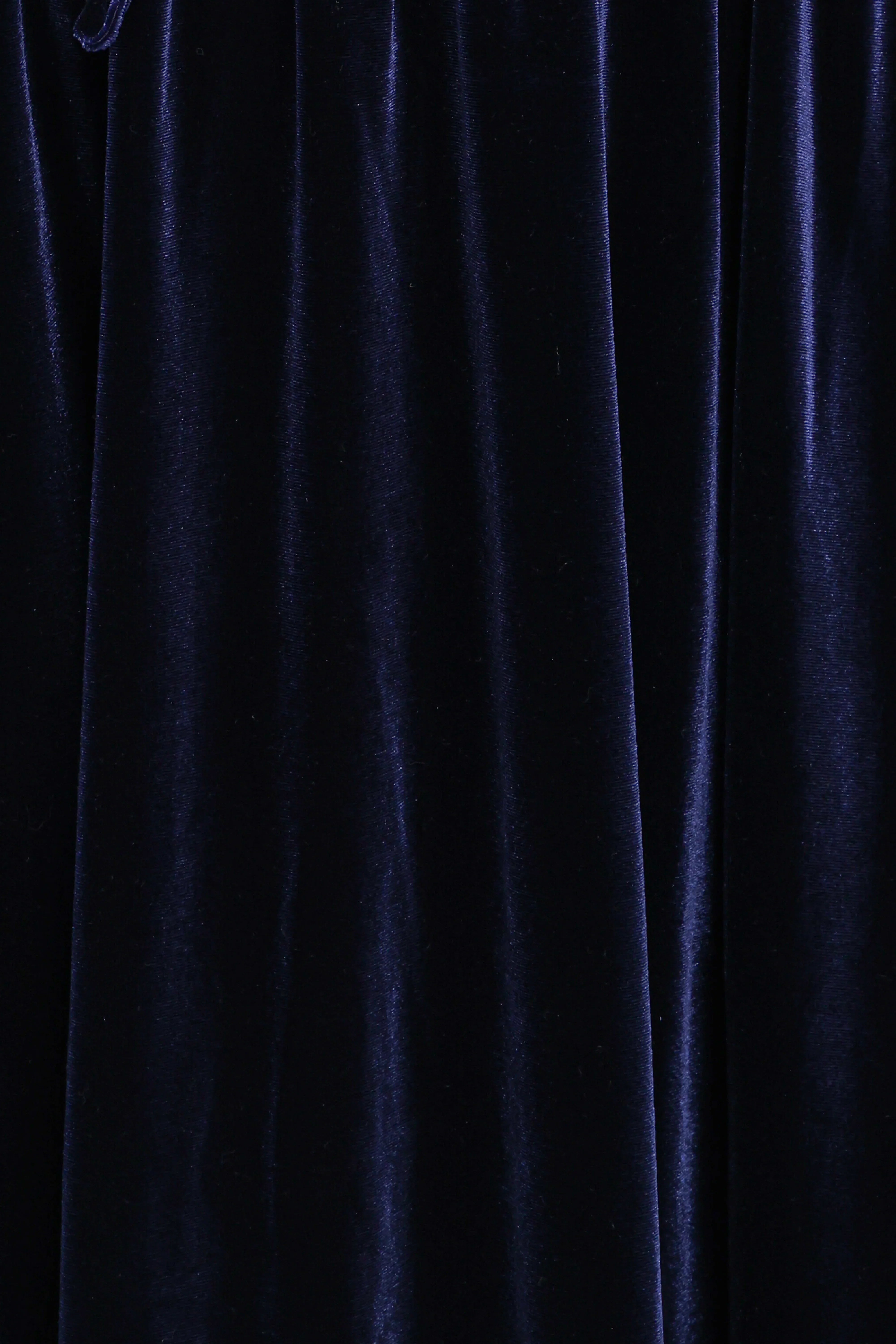 Cece Velvet Long Sleeve Maxi Dress Midnight Blue