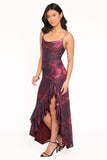 Carella Maxi Dress Red Floral