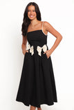 Tia Midi Dress Black
