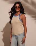 Lelah Ribbed Contrast Top