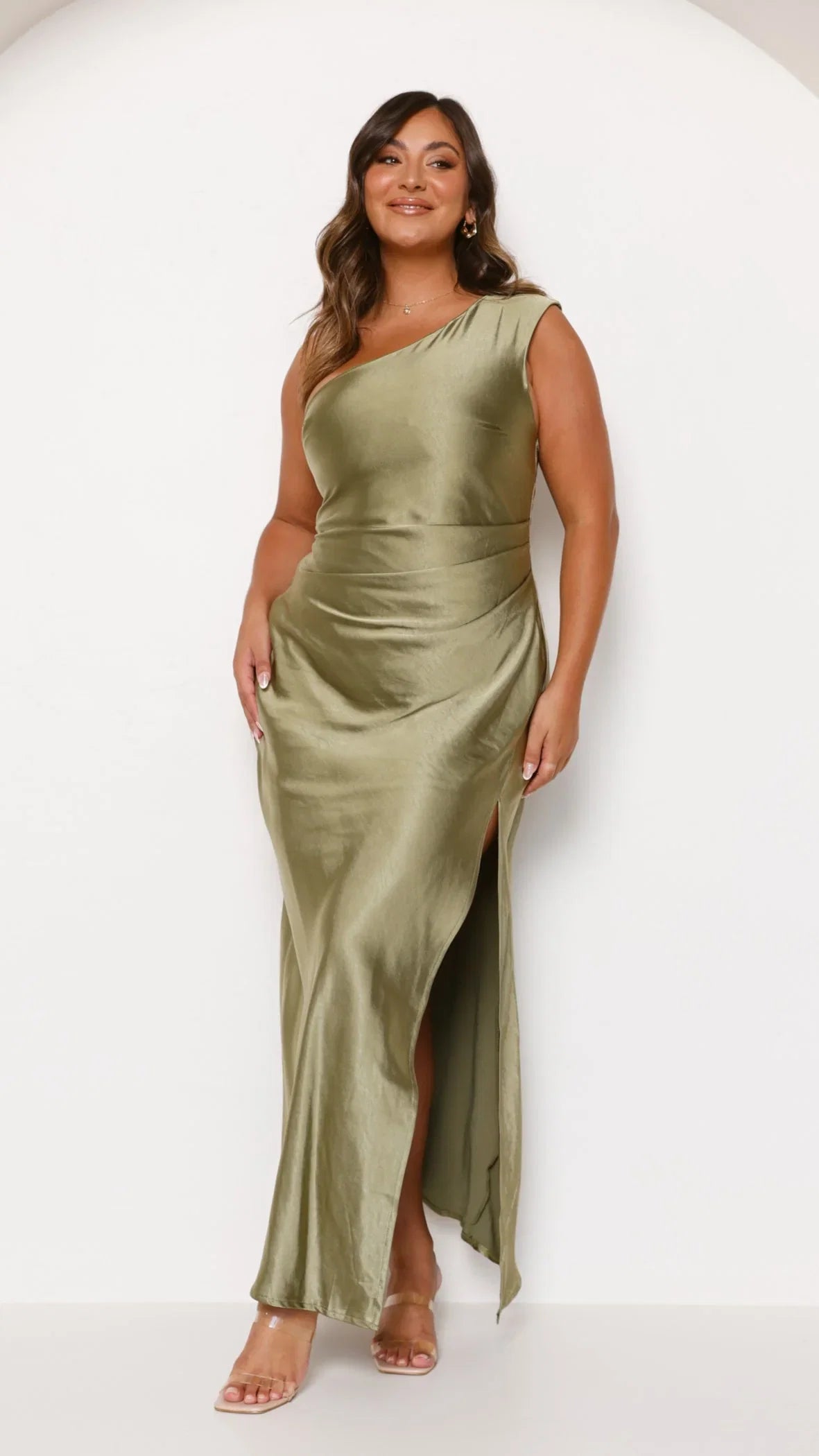 Victoria Maxi Dress Olive