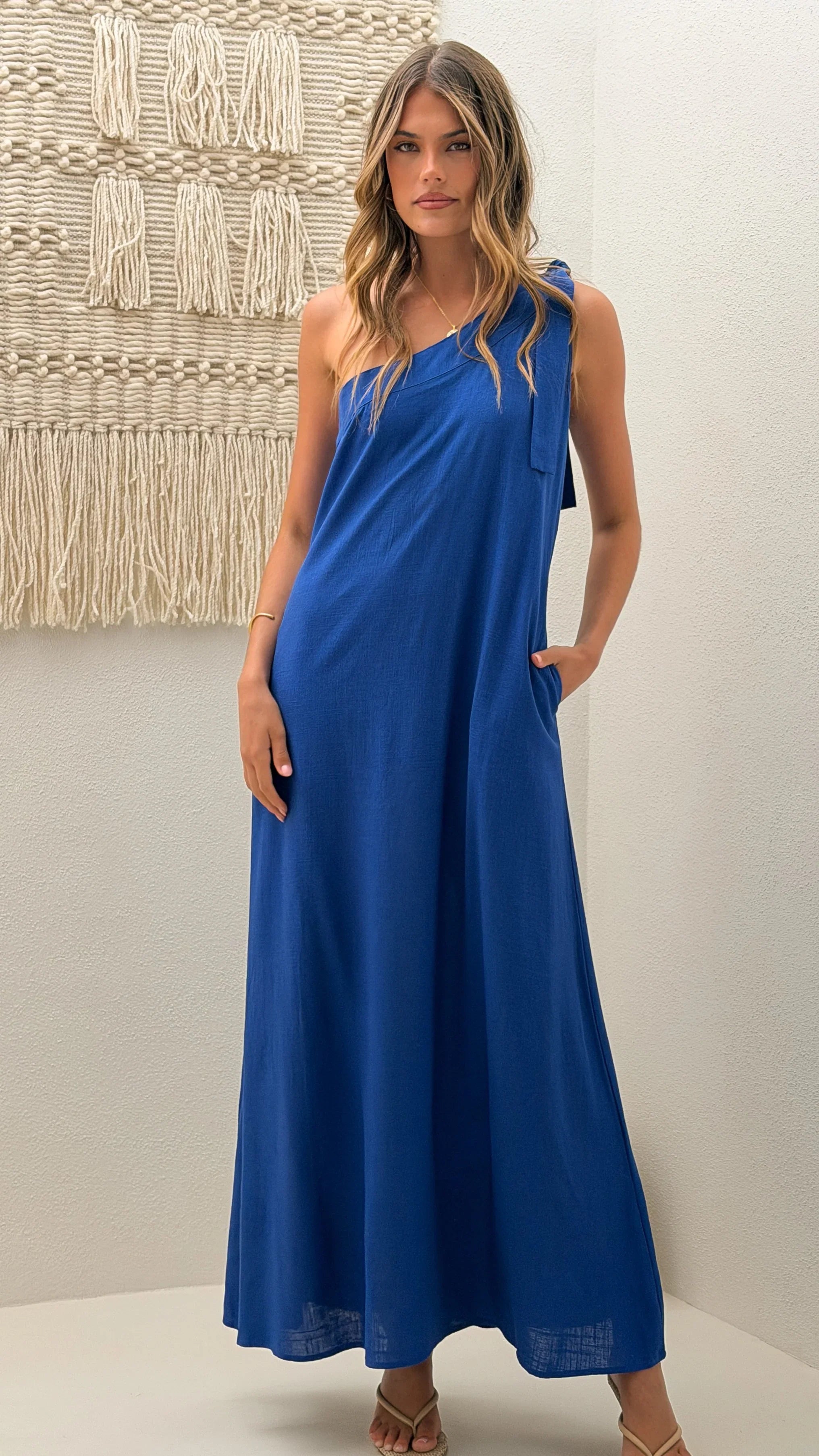 Hallie Maxi Dress Blue