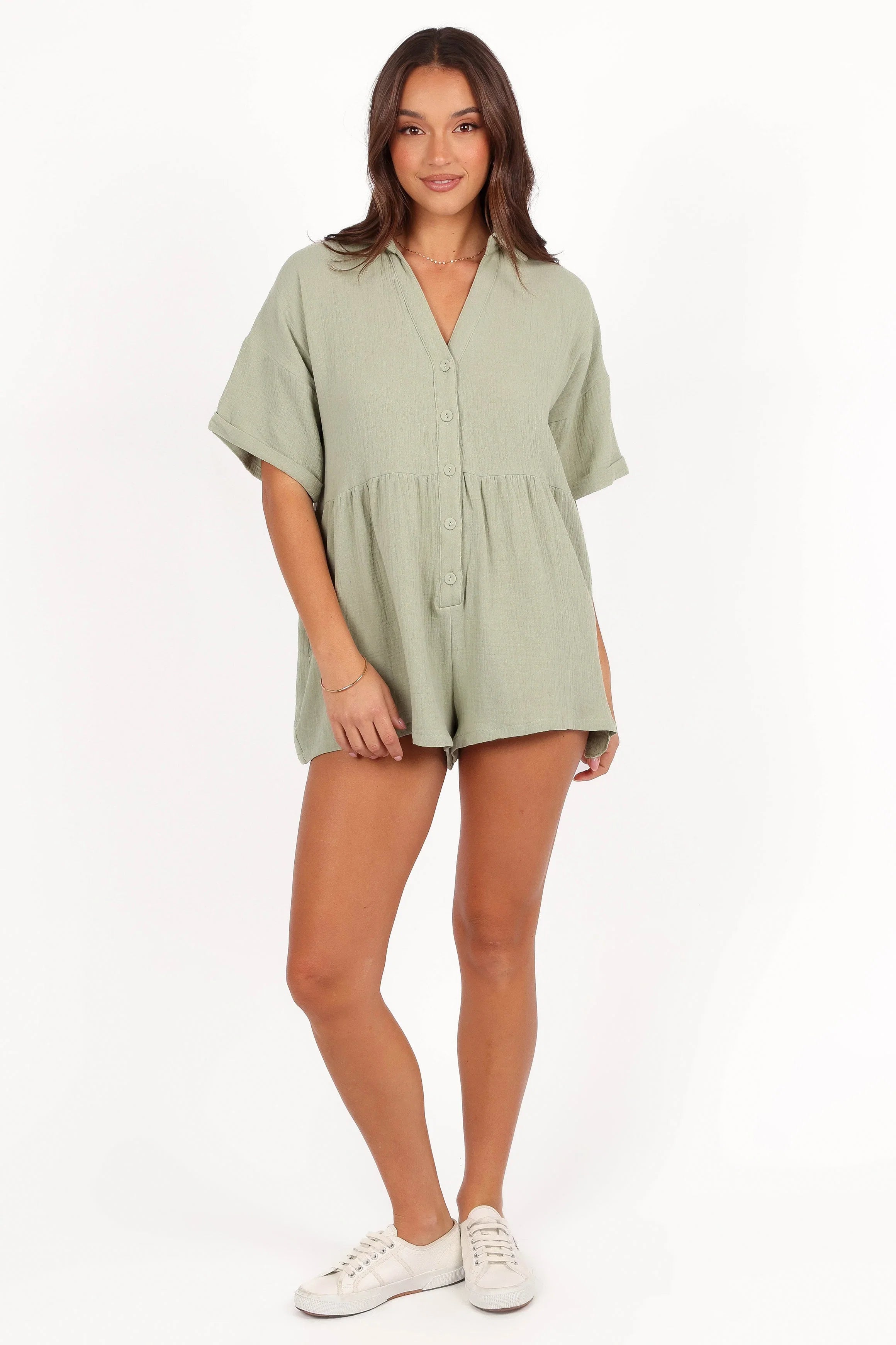 Winny Romper Sage Green