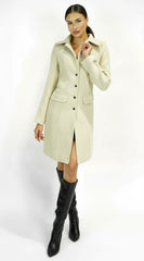 Align Tailored Front Button Peacoat Cream