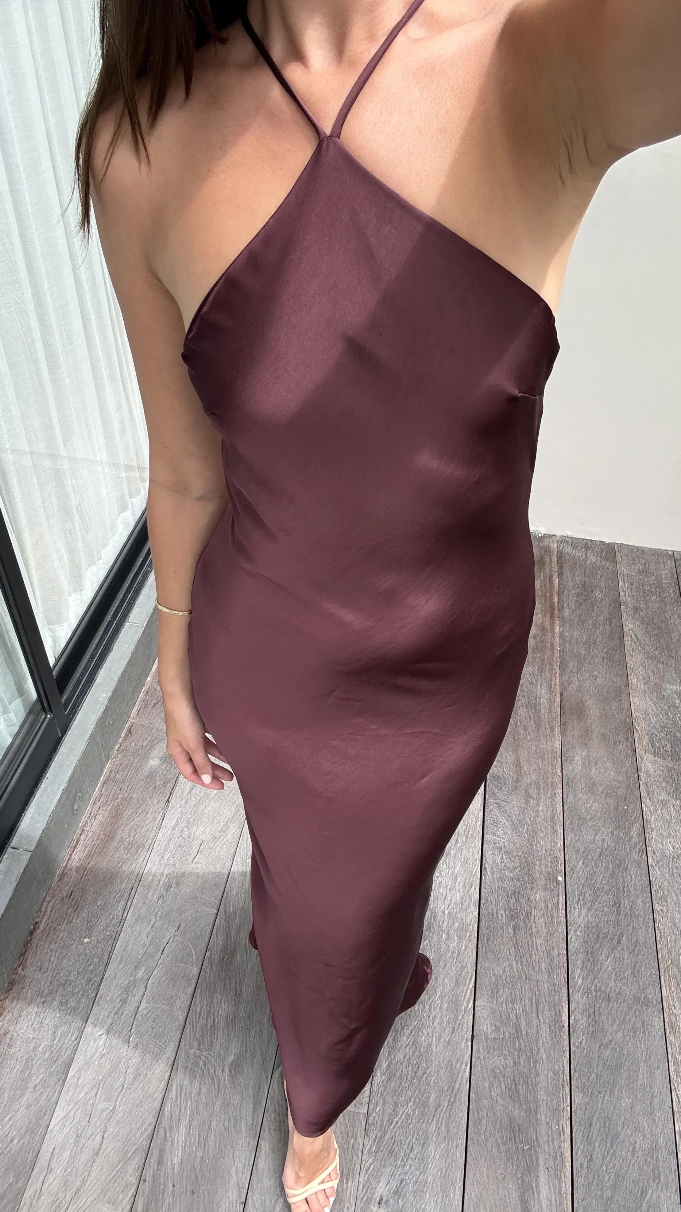 Chiara Maxi Dress Chocolate