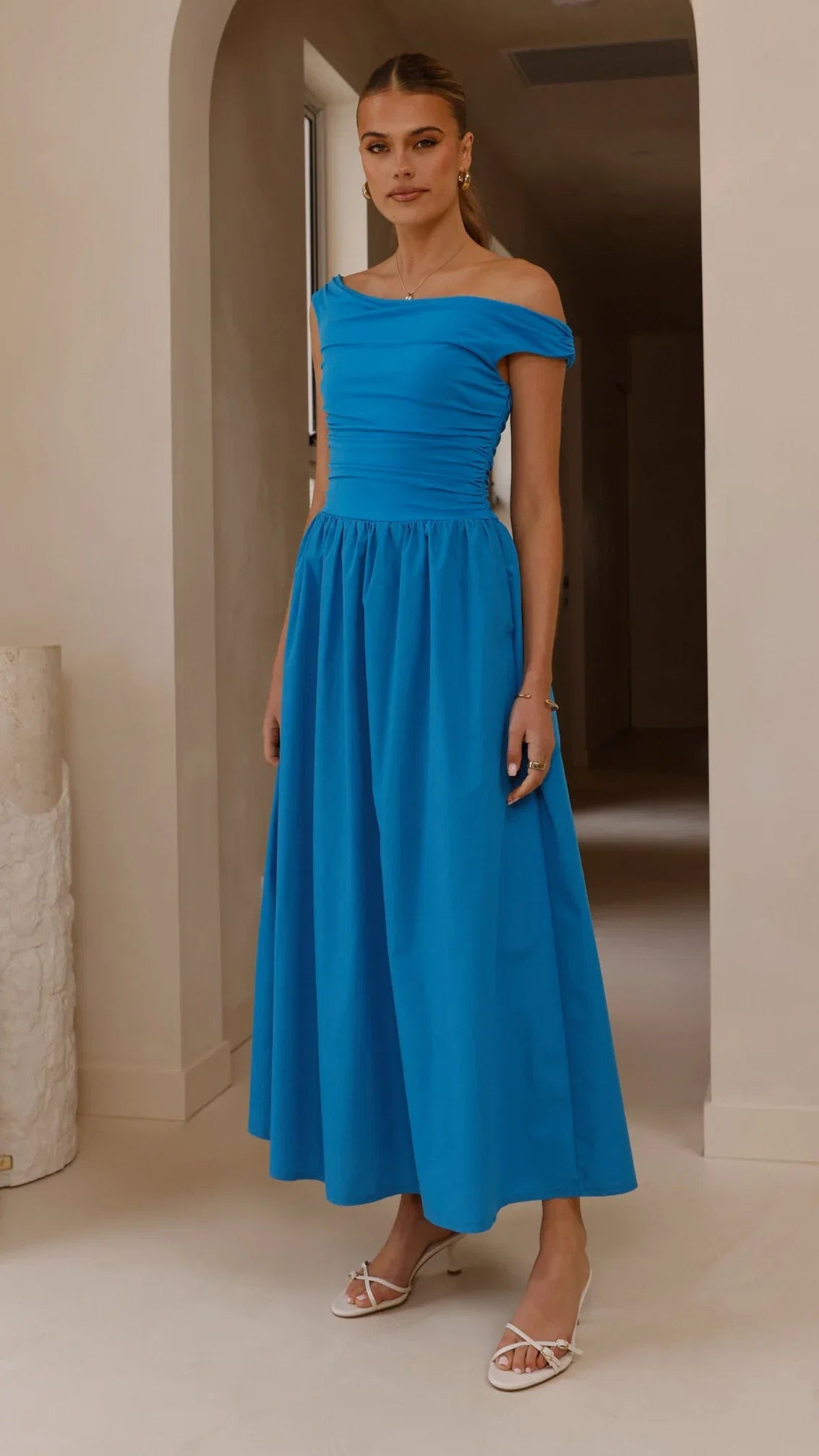 Immy Midi Dress Blue