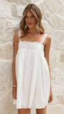 Lacey Mini Dress White