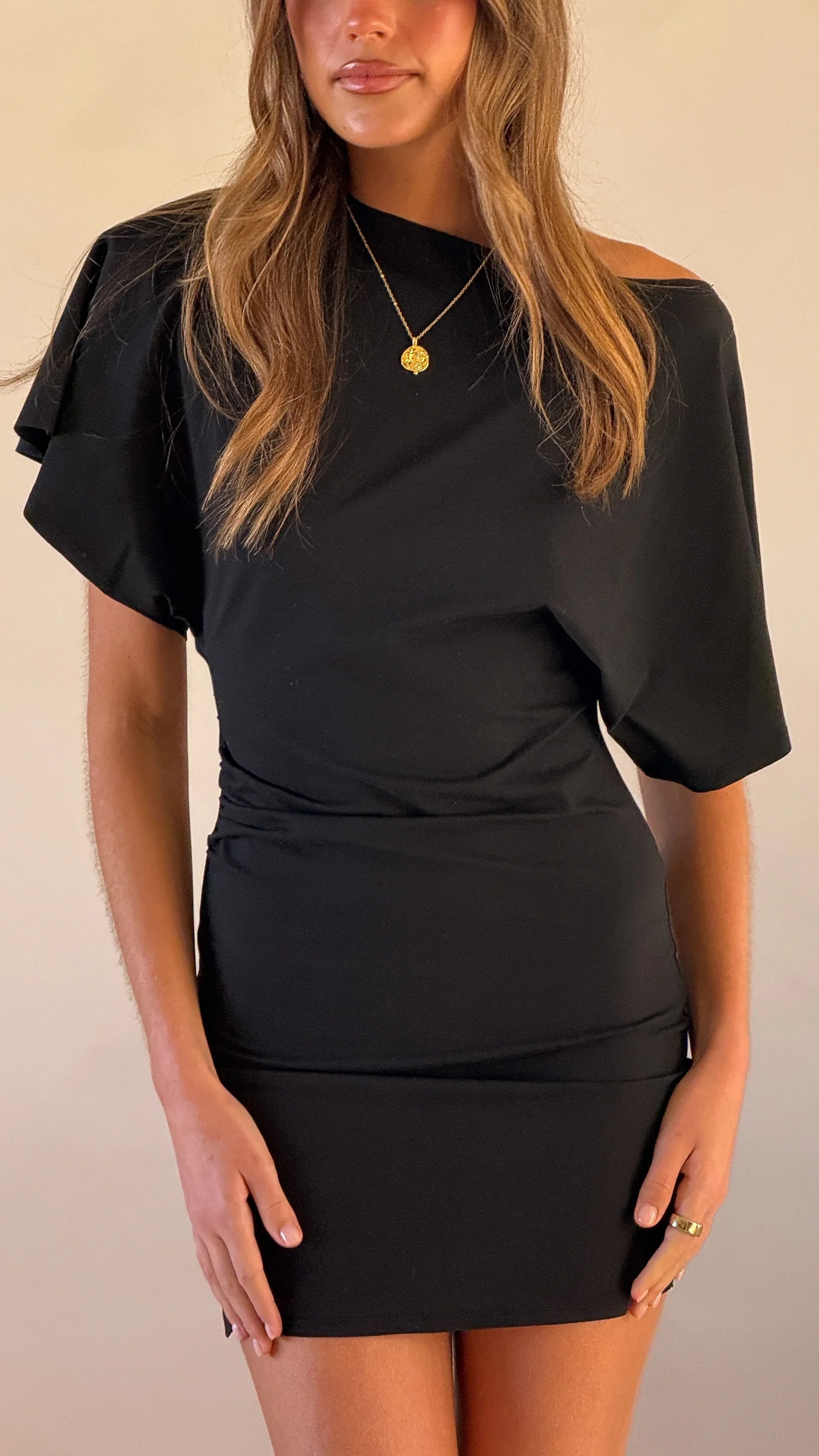 River Mini Dress Black