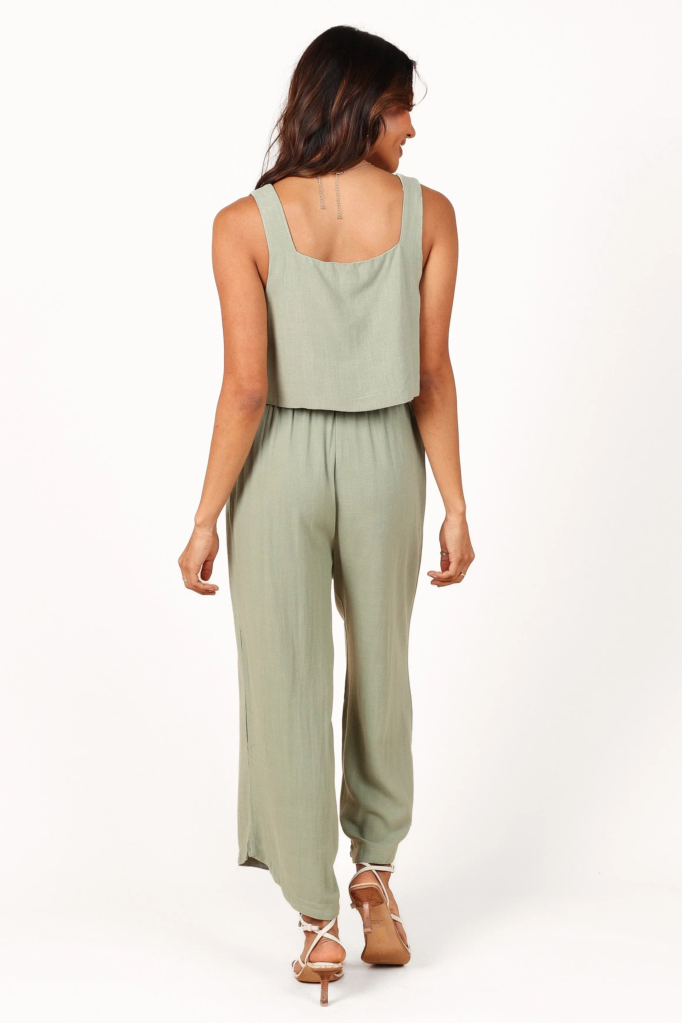 Eleanor Cropped Top Green