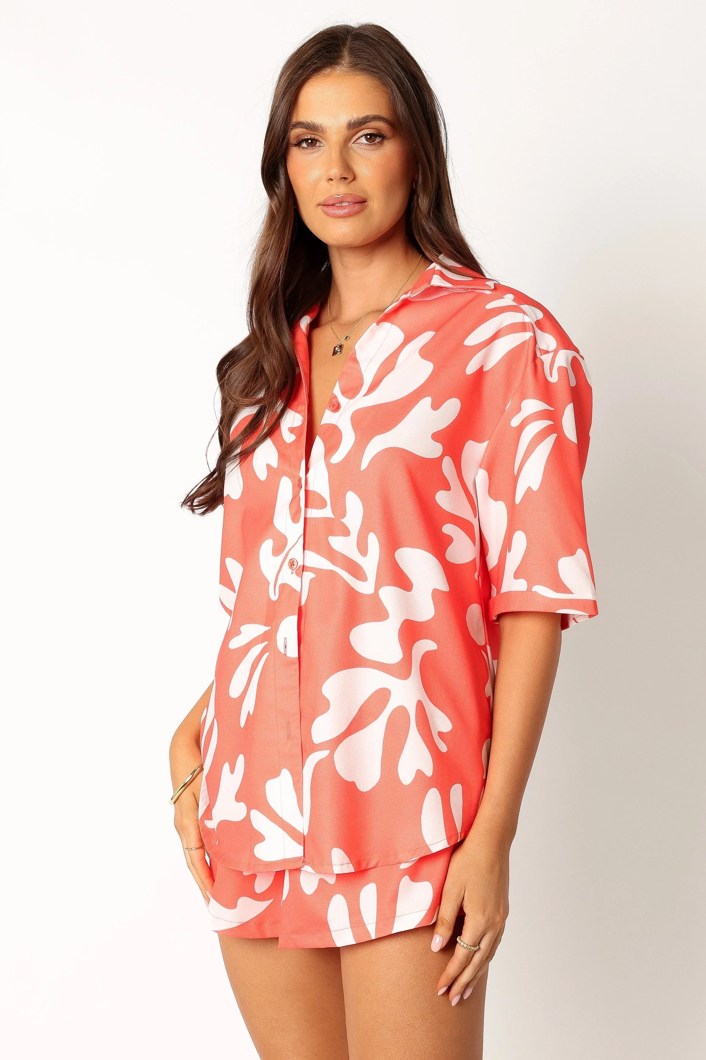 Payton Shirt Melon White