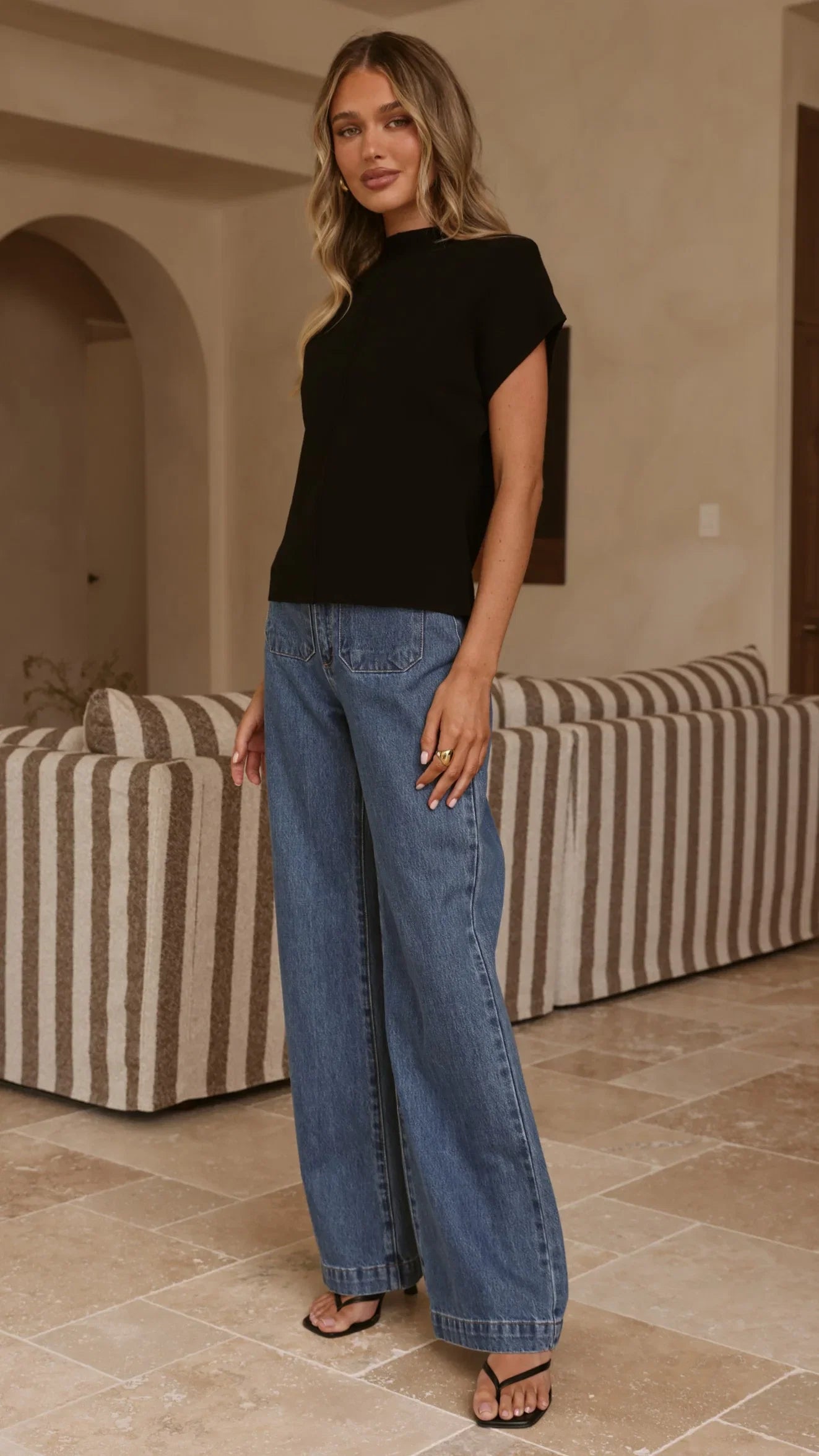 Shiloh Knit Top Black