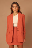 Manhattan Blazer Rust