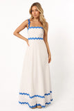 Nancy Maxi Dress Blue White