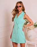 Dewy Reverie Mini Blazer Dress