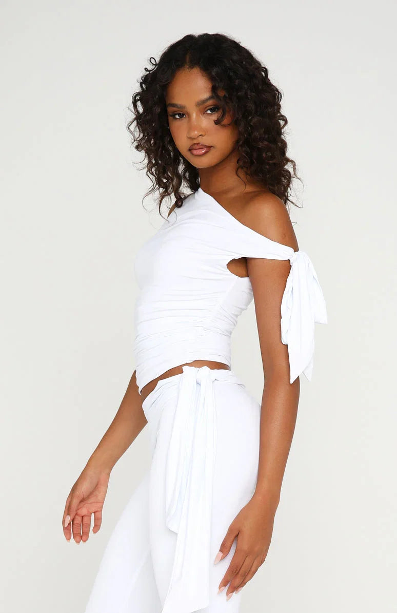 Fade Away With Me Top White