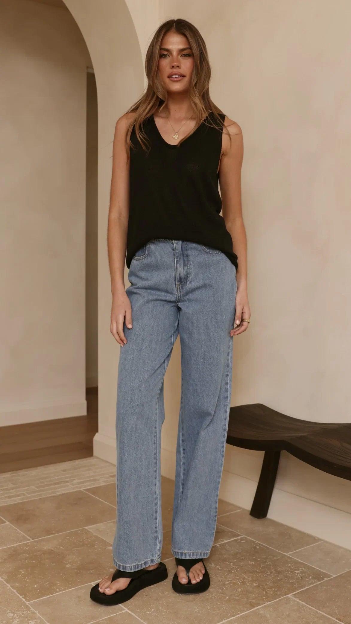 Zaeli Jeans Mid Blue