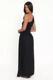 Myla One Shoulder Maxi Dress Black