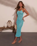 Seabreeze Siren Crochet Cover Up Maxi Dress