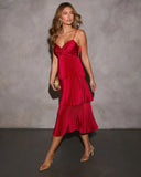 Sway With Me Tiered Midi Dress