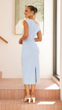 Lilah Midi Dress Baby Blue