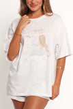 Mia Graphic Tee Golden Hour