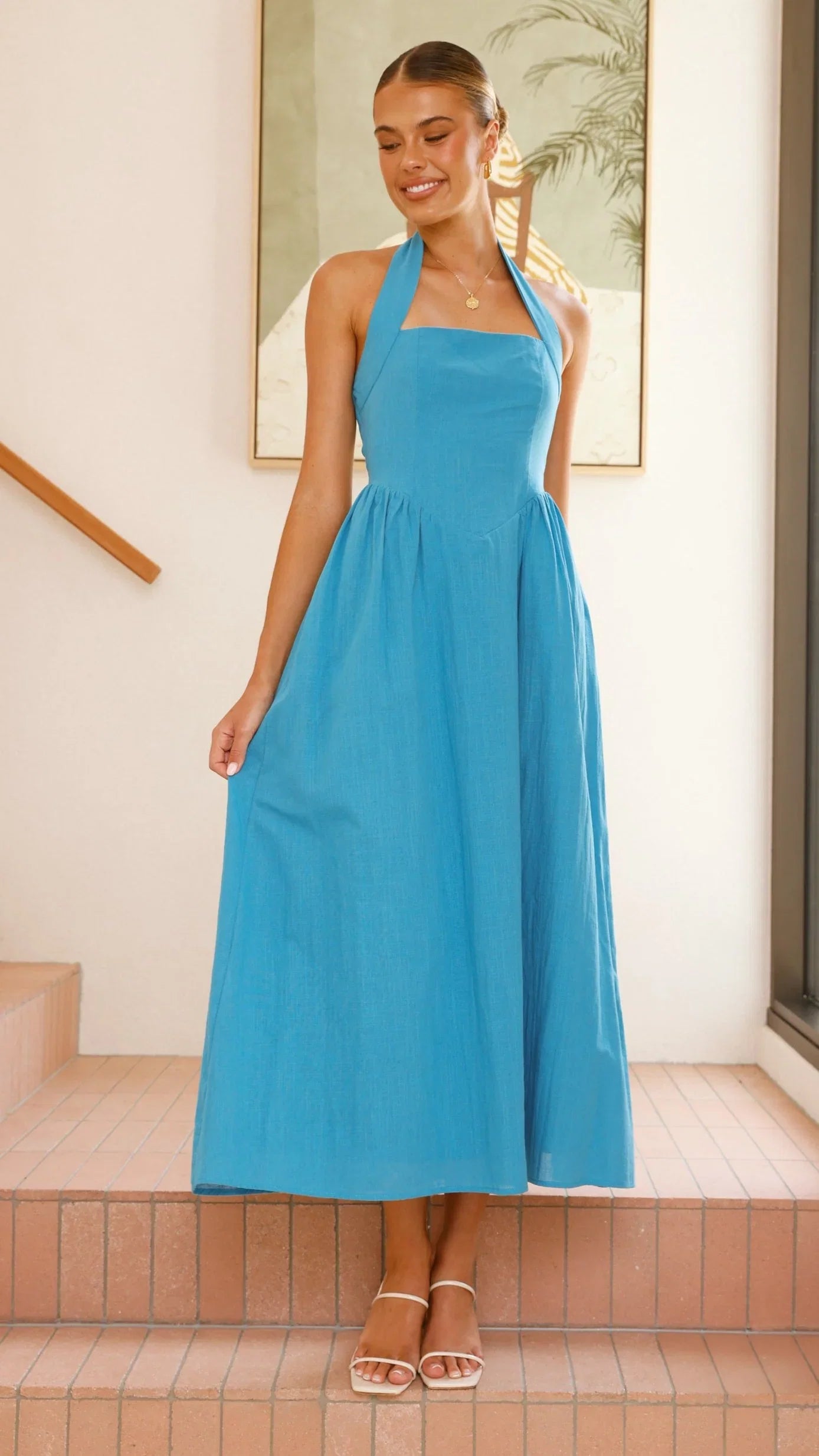 Caden Maxi Dress Cobalt Blue