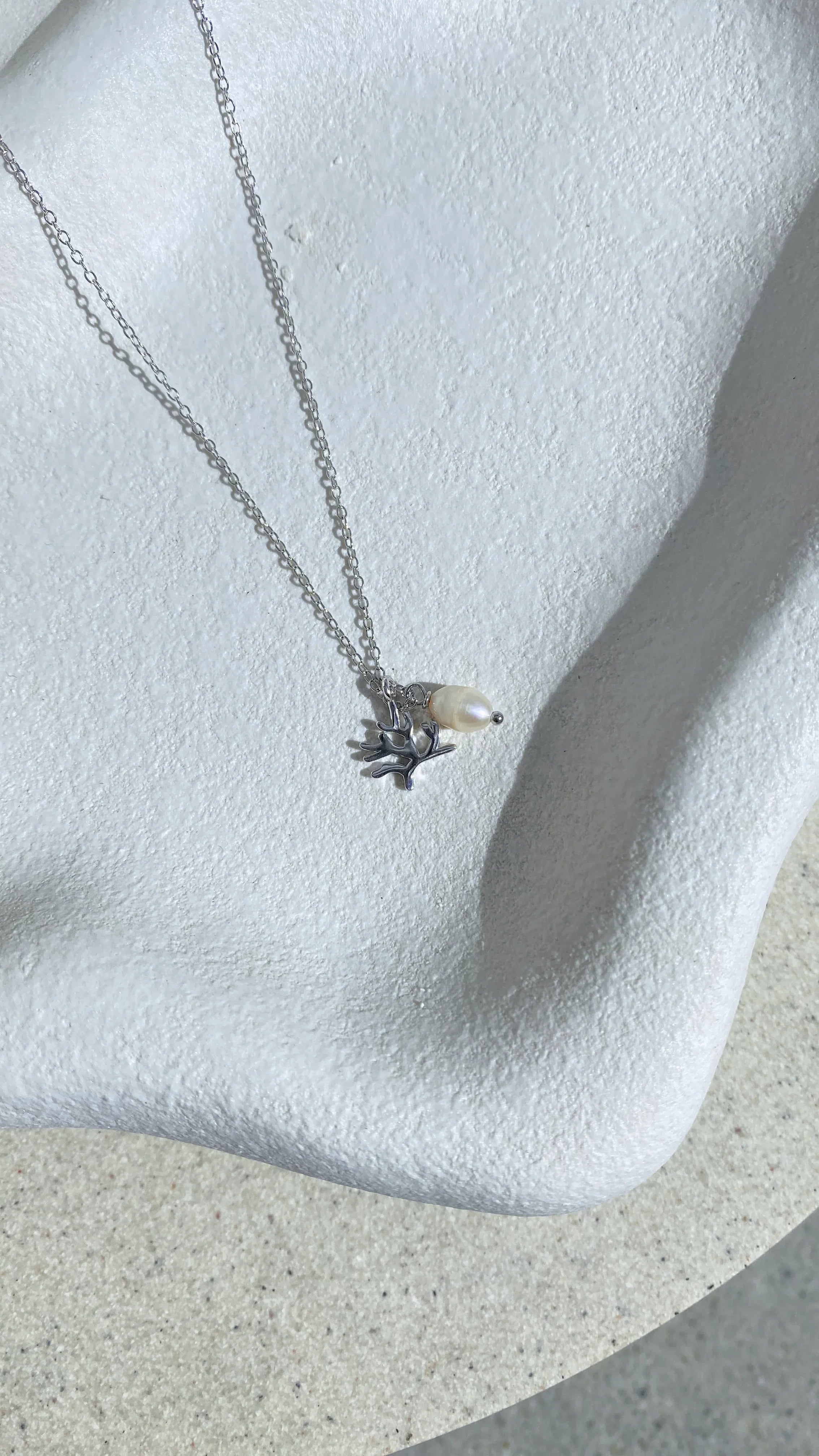 Coral Cove Necklace Sterling Silver