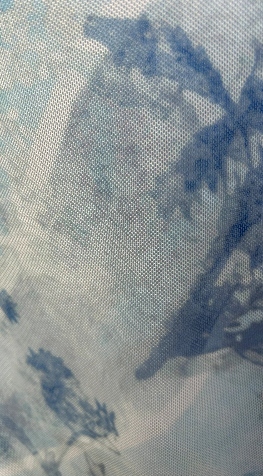 Mireluna Tie Dye Floral Halter Mini Dress Blue Multi