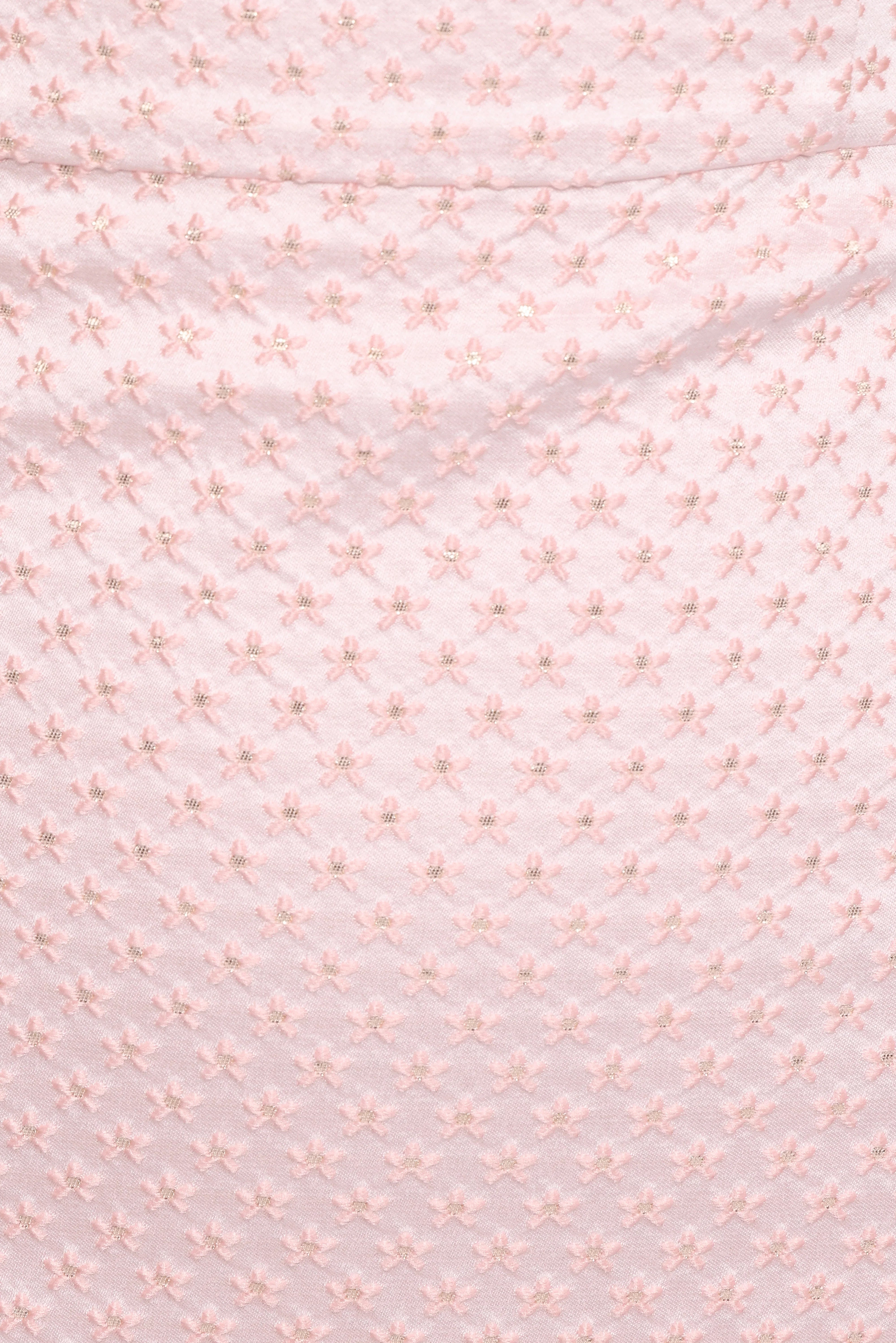 Marlene Mini Dress Pink Rose Brocade