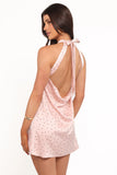 Gabrielle Mini Dress Pink Polka Dot
