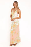 Haruki Maxi Dress Yellow Spring Floral