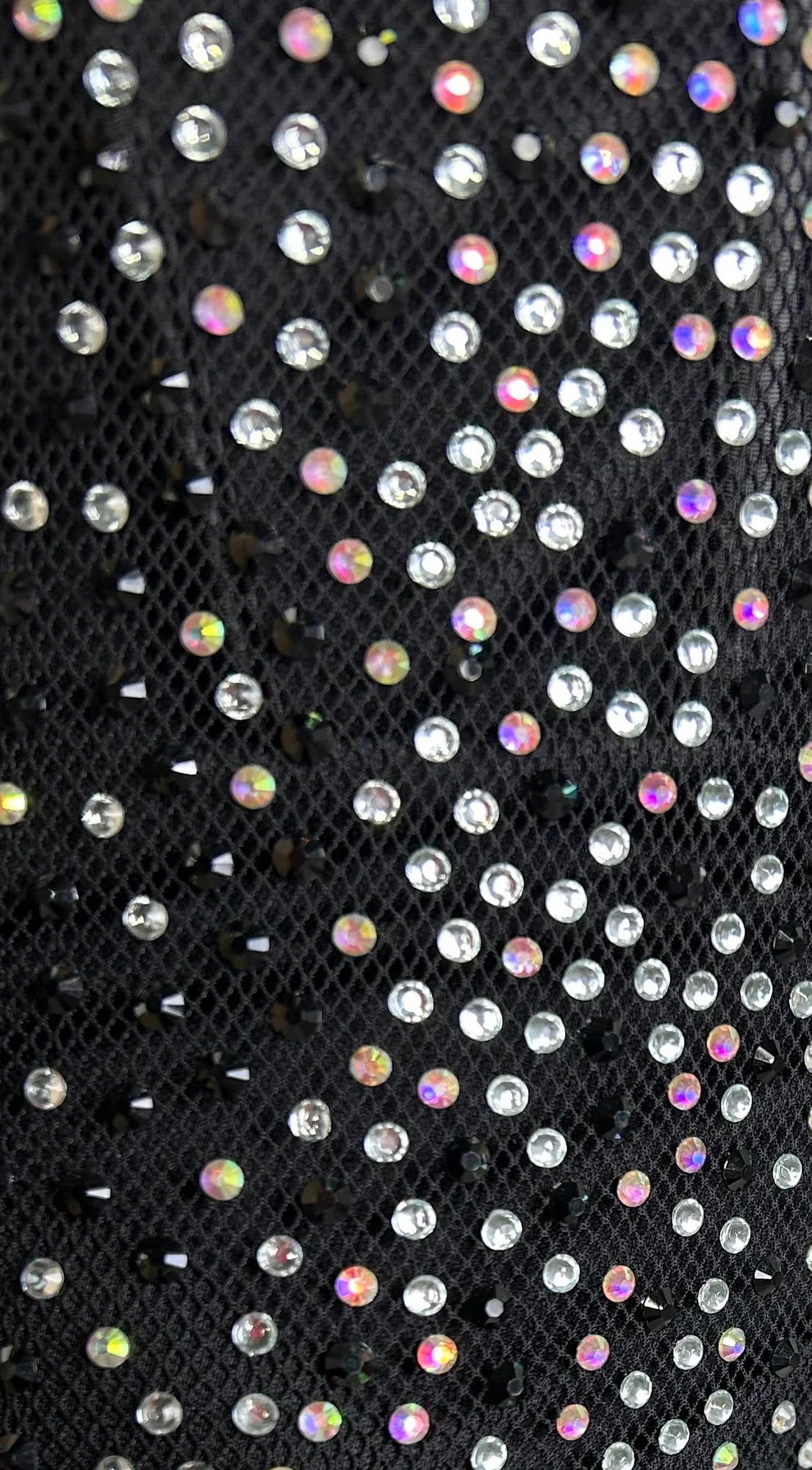 Tayah Rhinestone Strapless Maxi Dress Black