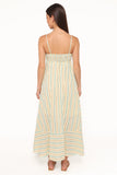 Brea Maxi Dress Green Stripe