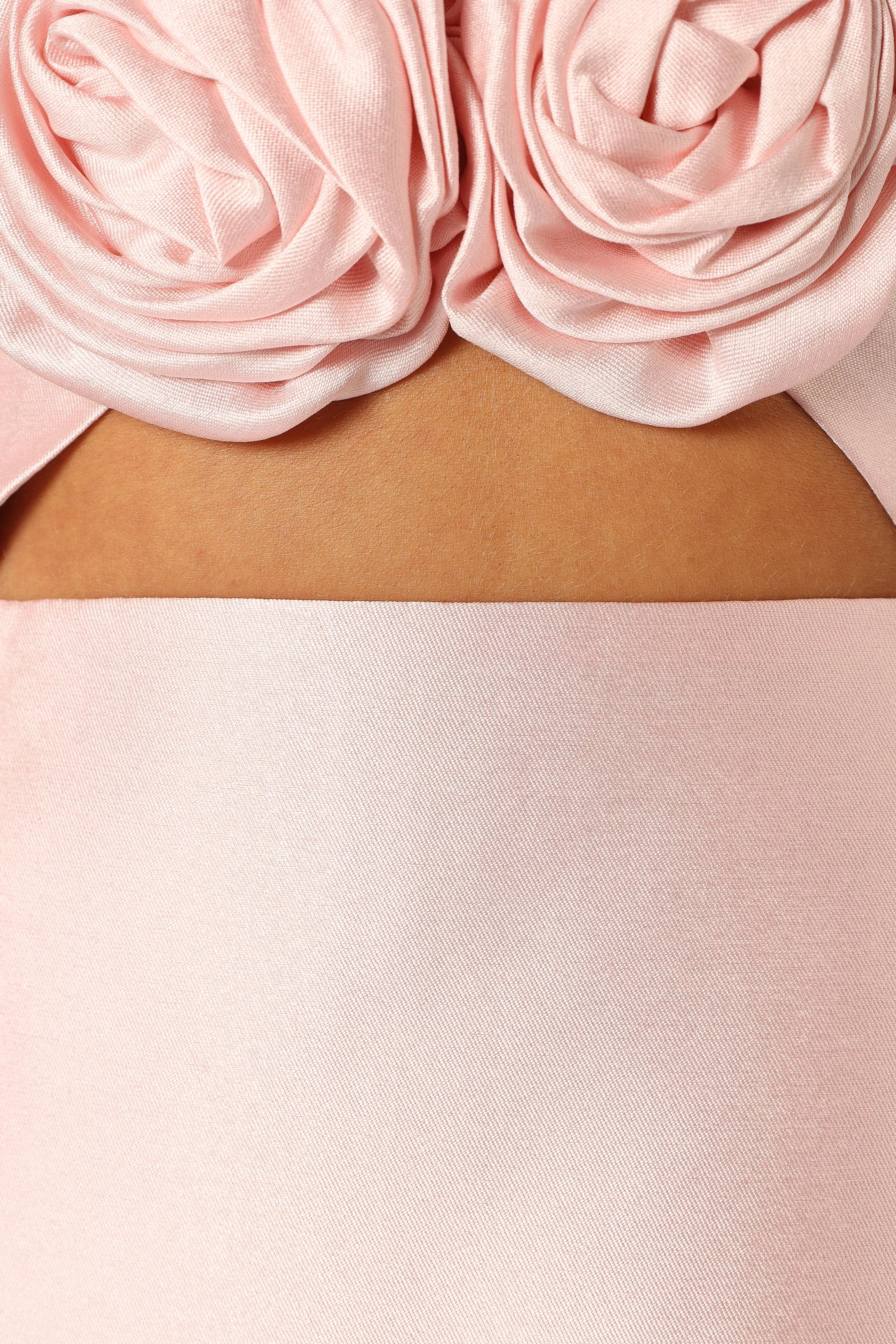 Te Amo Strapless Mini Dress Baby PInk