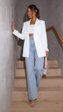 Hada Blazer White