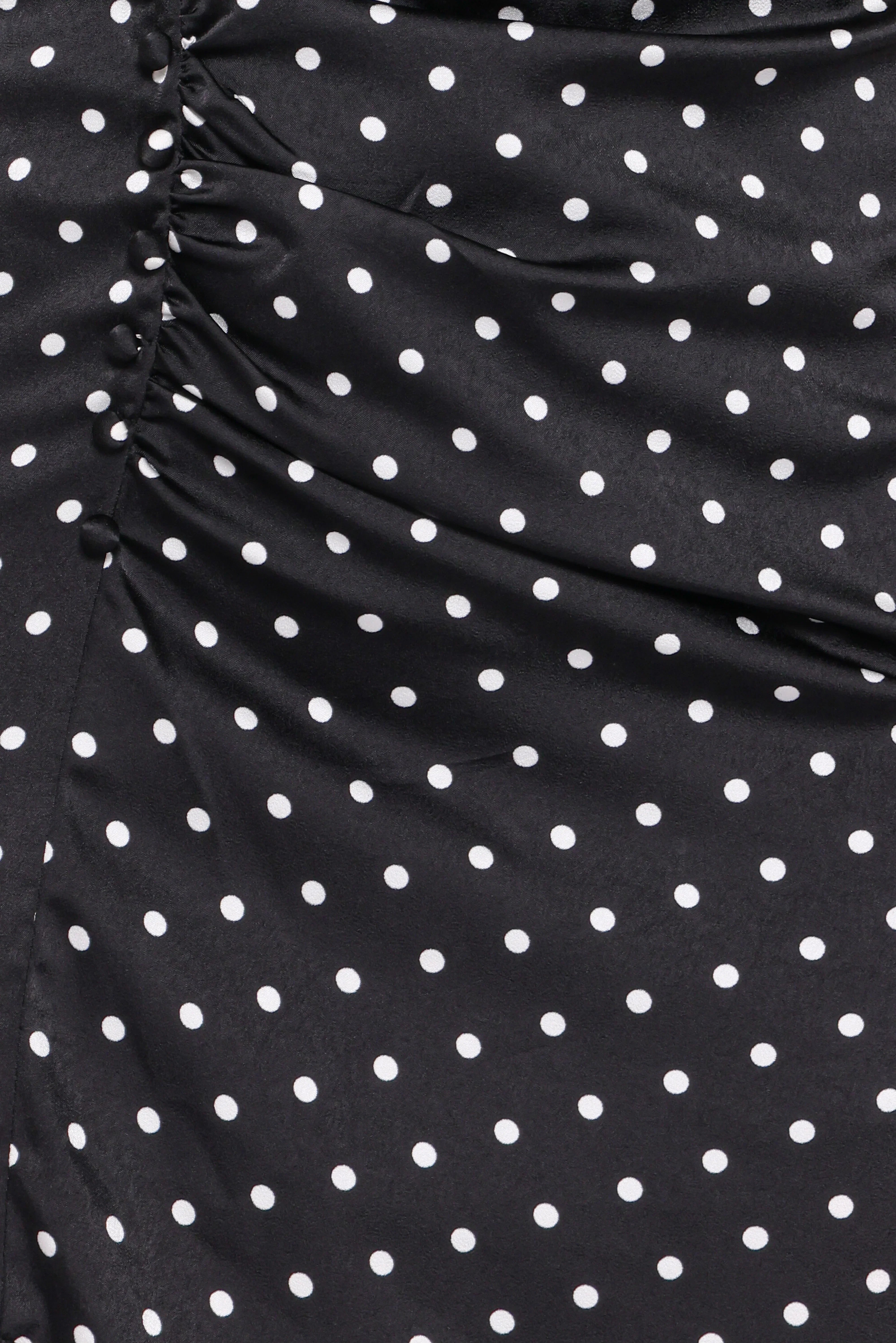 Lisbeth Midi Dress Black Polka Dot
