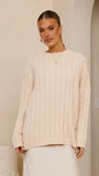 Naiva Oversized Knit Cream