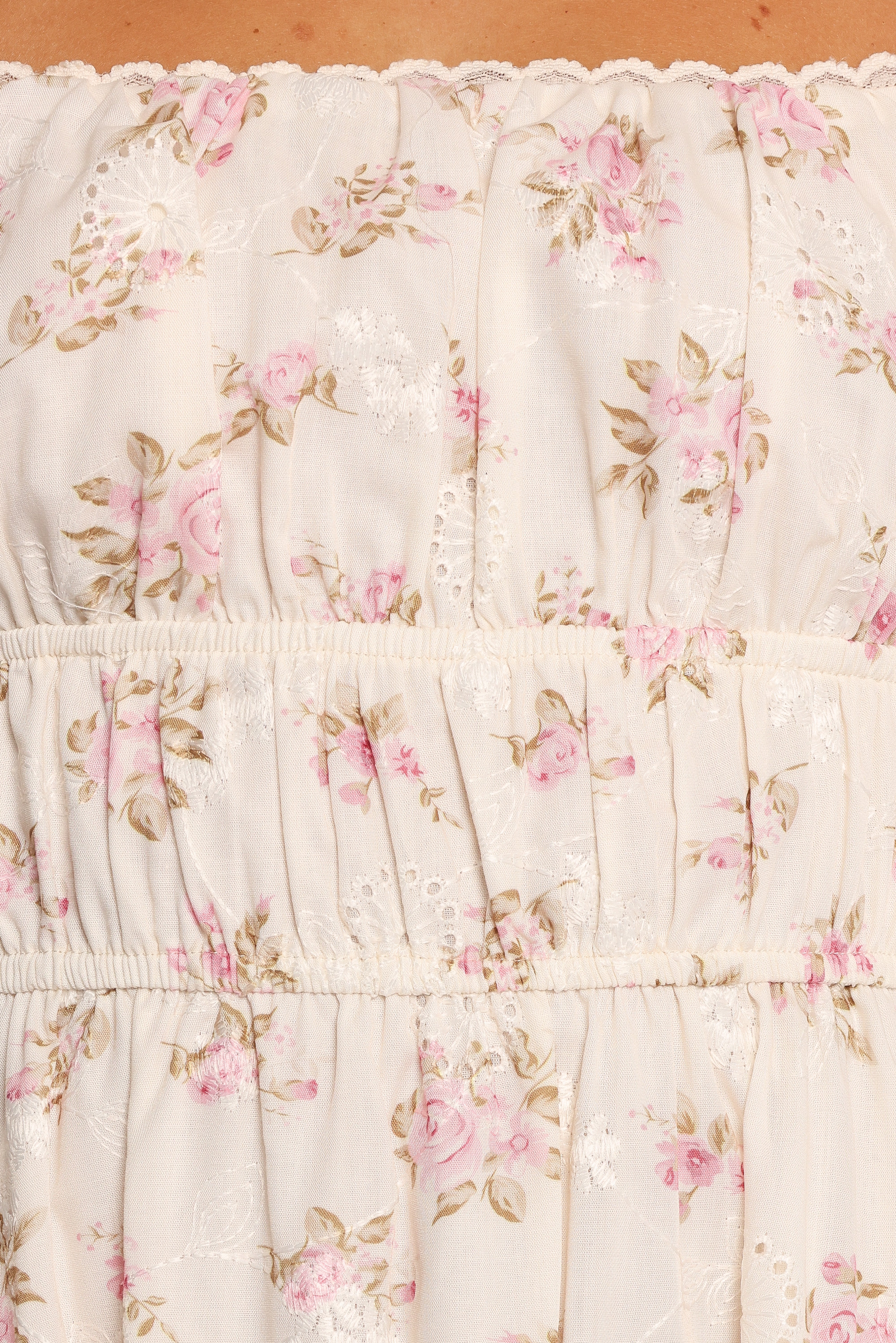 Eowyn Maxi Dress Ivory Pink