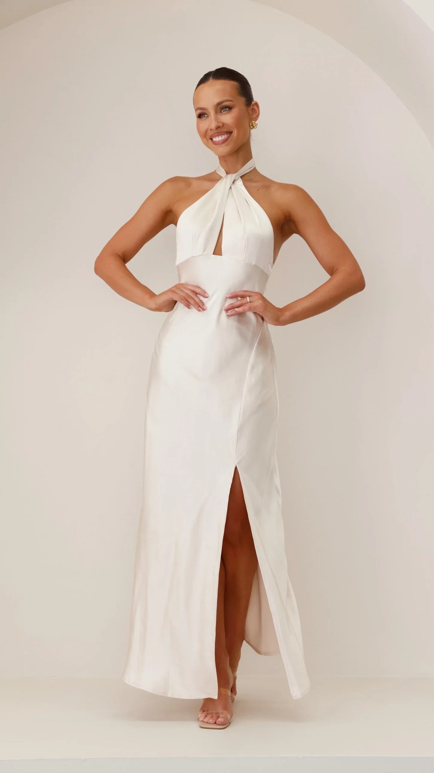 Amalia Maxi Dress Champagne