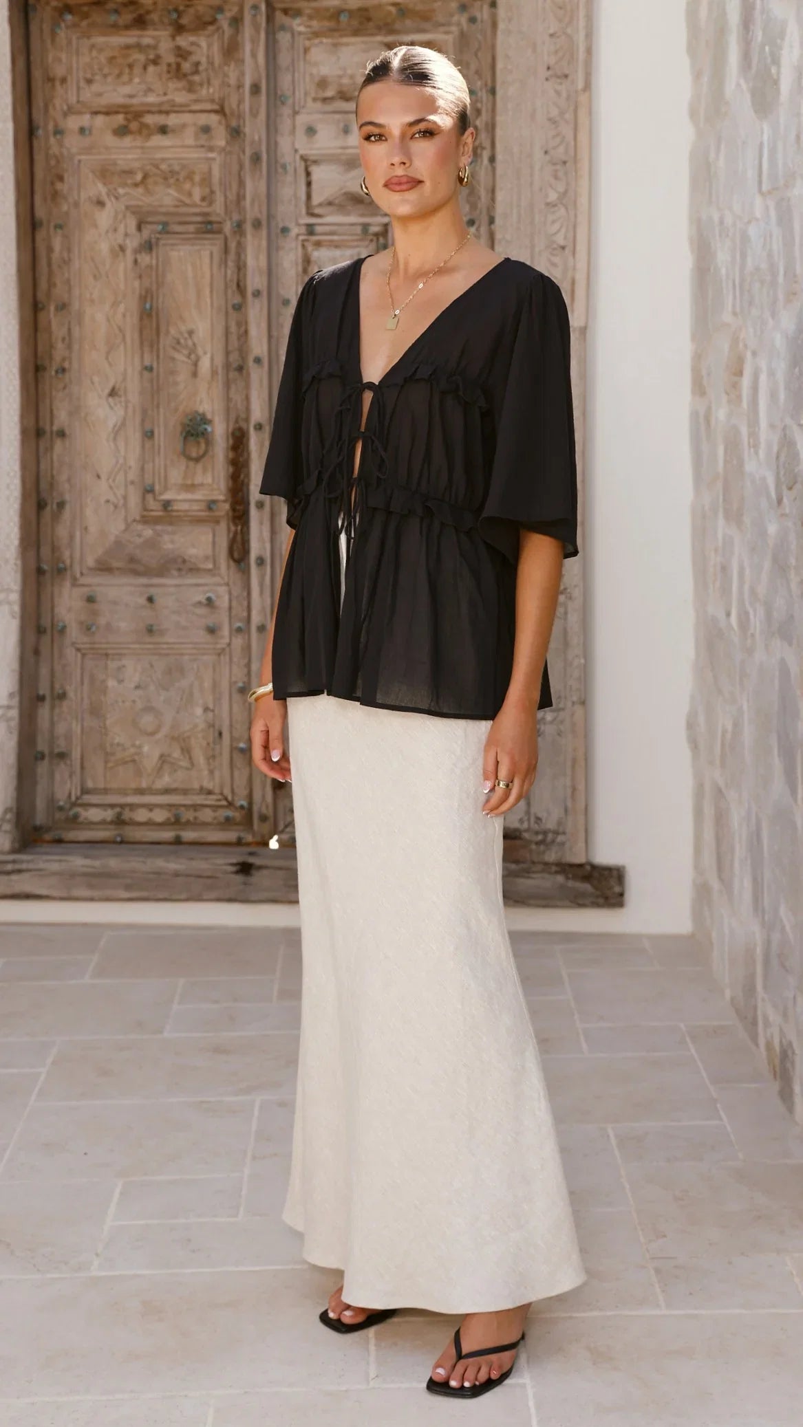 Raya Top Black