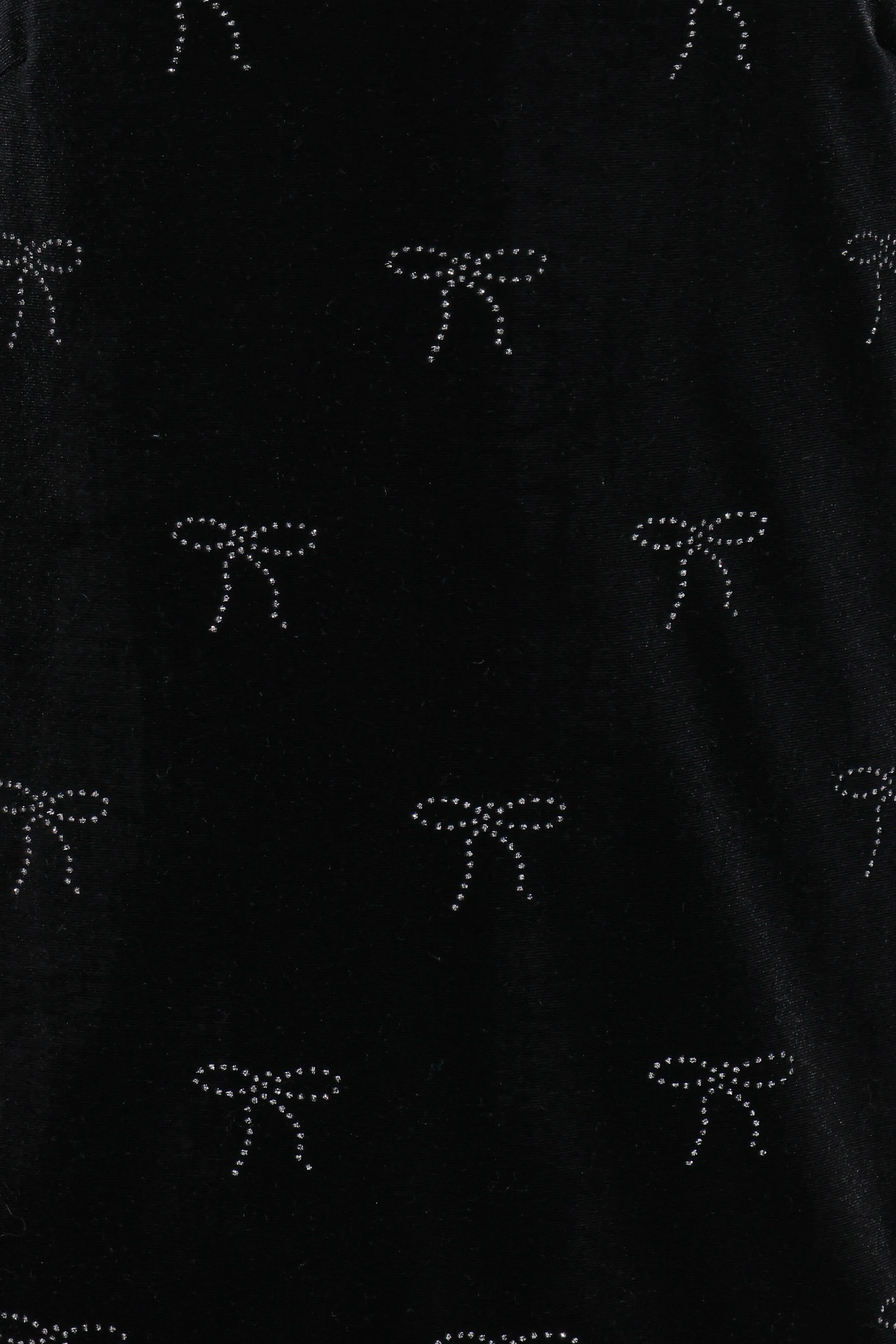 Eileen Mini Dress Black Velvet