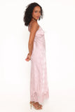 Melita Lace Maxi Dress Pink