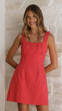 Adley Mini Dress Red