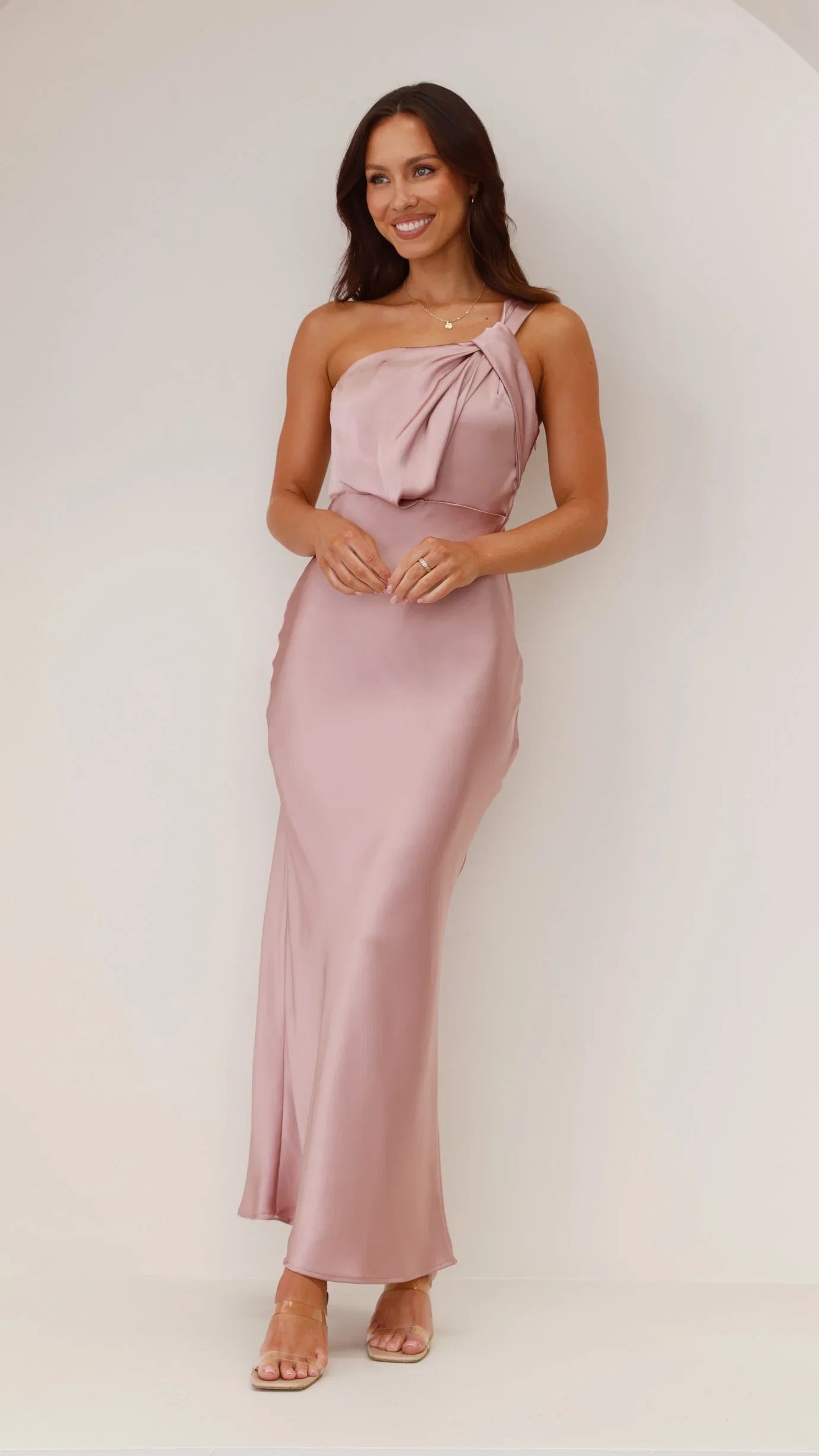 Greta Maxi Dress Dusty Pink
