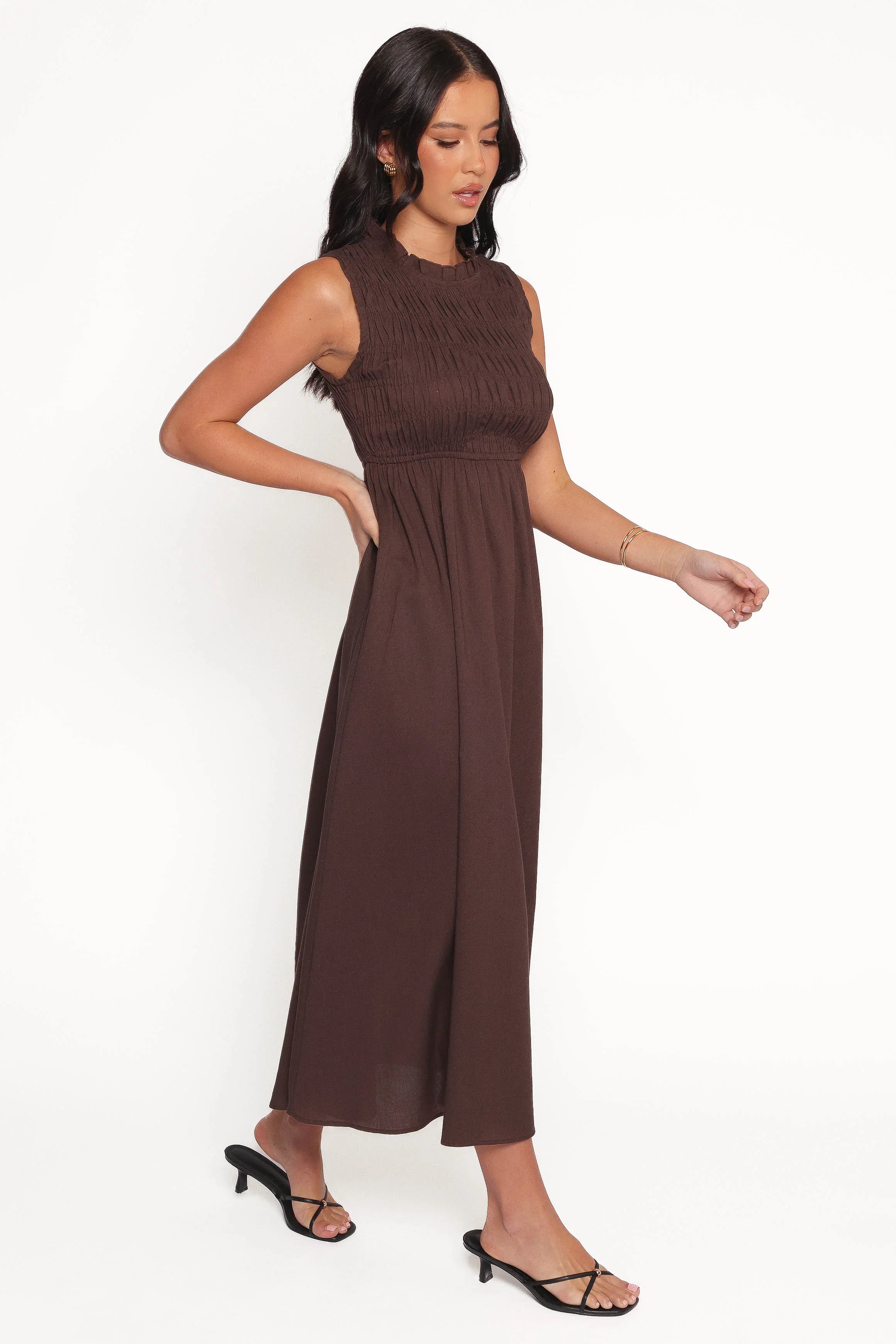 Lanna Maxi Dress Chocolate