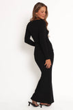 Adeline Long Sleeve Skirt Set Black